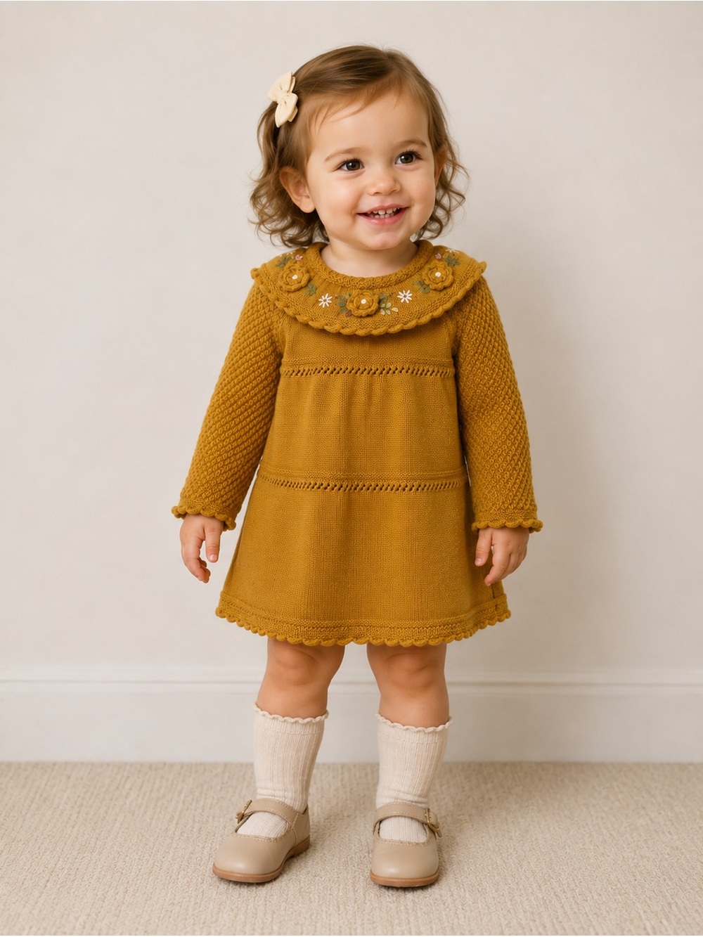 Max studio girls knitted dress 24m